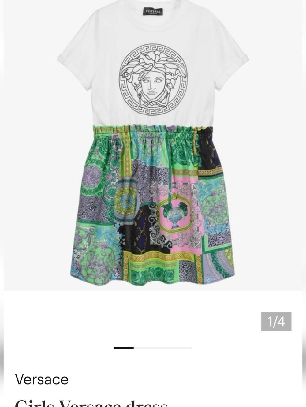 Girls VERSACE dress
